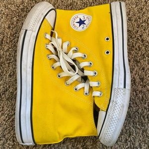 Golden Yellow Converse High-tops